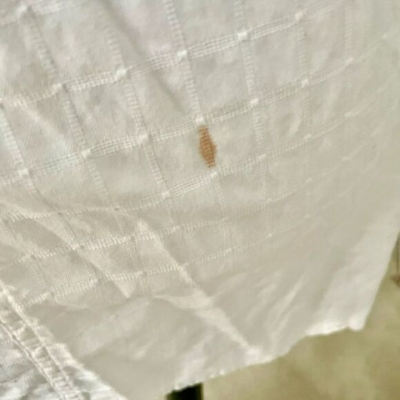 GAP Men's White Button Down Short Sleeve Shirt XL - Picture 5 of 6